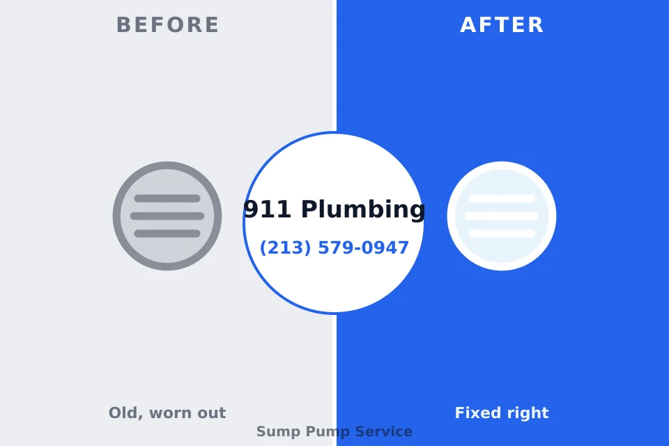 Before and after: plumbing repair Hansen, ID